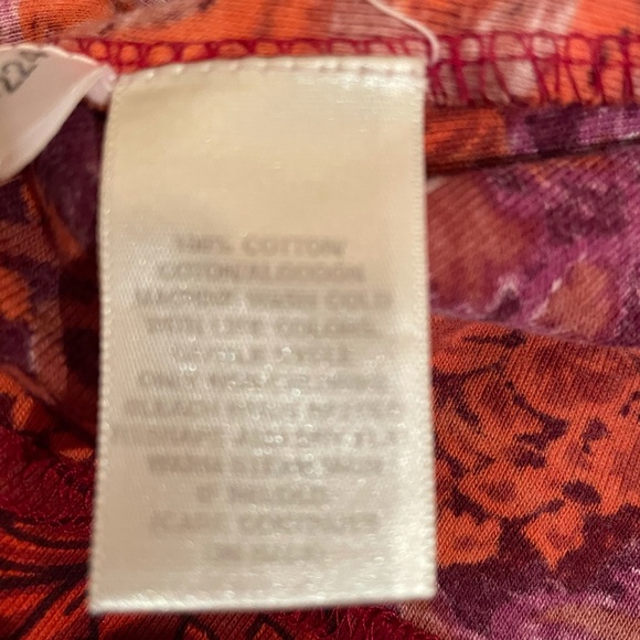 Vintage Susan Bristol Long Sleeve Tee in a Stunning Pattern Size Large - Picture 6 of 6